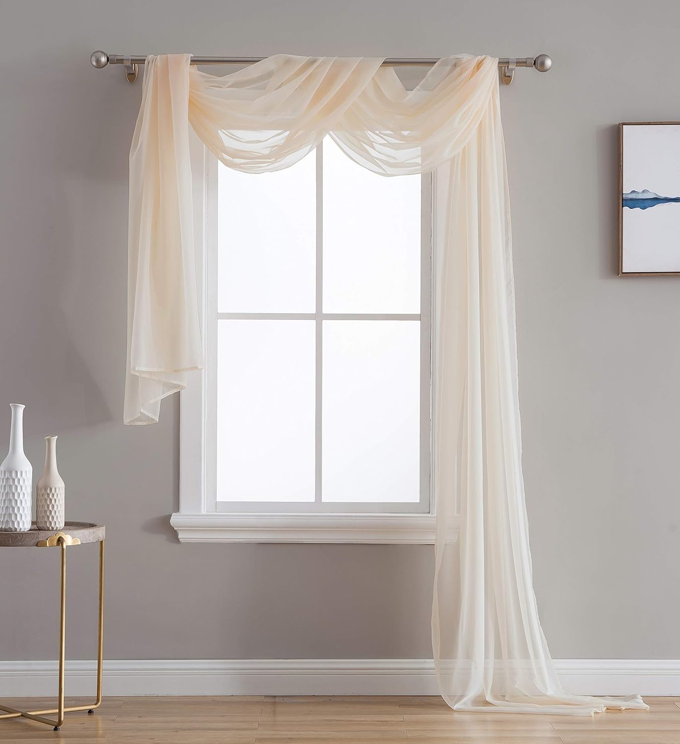 Best beige valances for living room