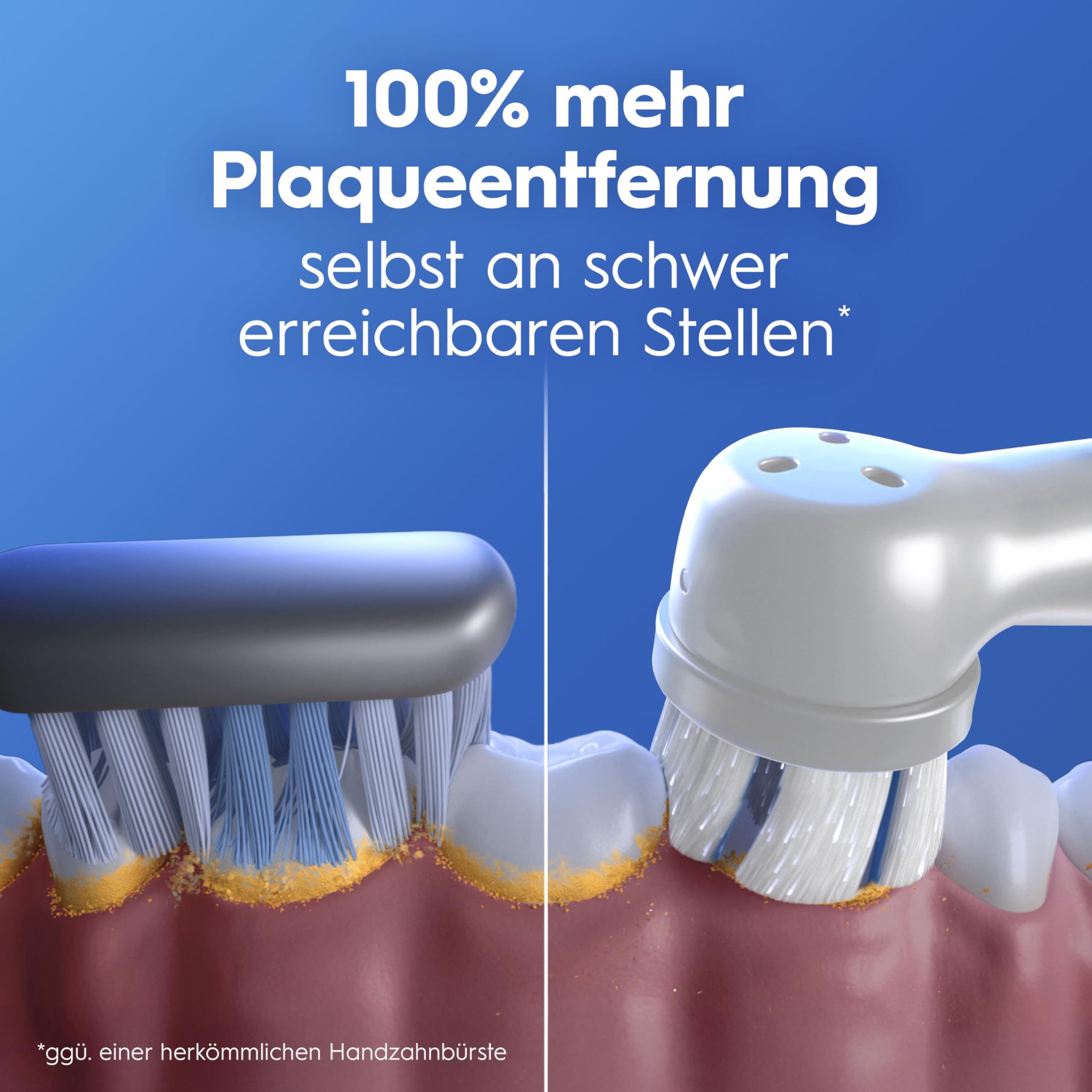 Oral-B iO Series 2 Elektrische Zahnbürste — Electric Toothbrush, Inkl. 1 Aufsteckbürste, Reise-Etui — 3 Putzmodi für Zahnpflege, GUT GETESTET (2,2) von STIFTUNG WARENTEST, Designed by Braun, Pink 4