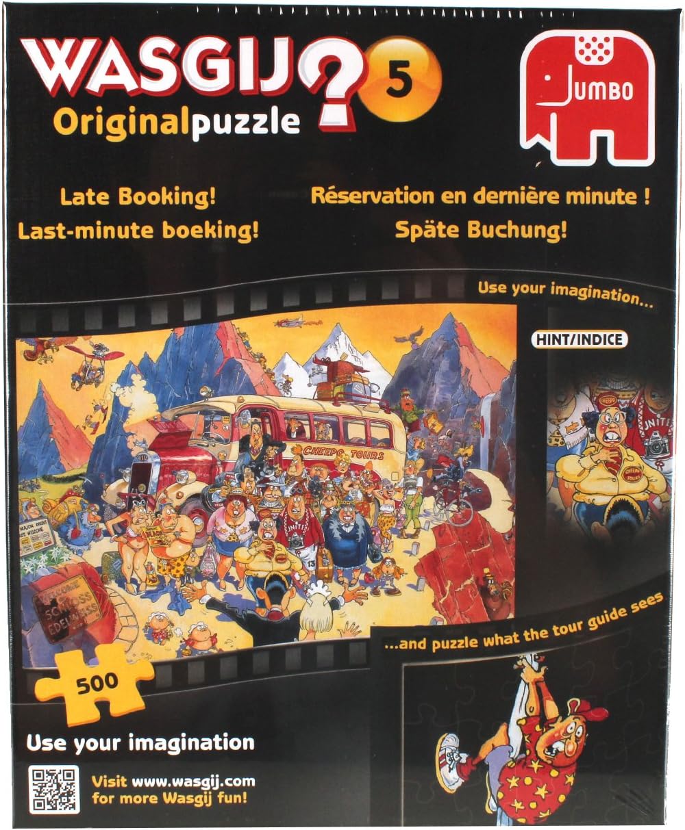 Wasgij Original 5 Late Booking 500 Piece Jigsaw Puzzle Amazon.co
