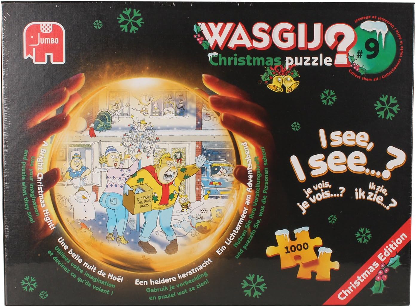Wasgij 1000 Piece Chrsitmas 9 A Bright Christmas Night Jigsaw Puzzle
