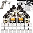 U-POL Raptor Bright White Urethane Spray-On Truck Bed Liner Kit W/Free Spray Gun, 8 Liters
