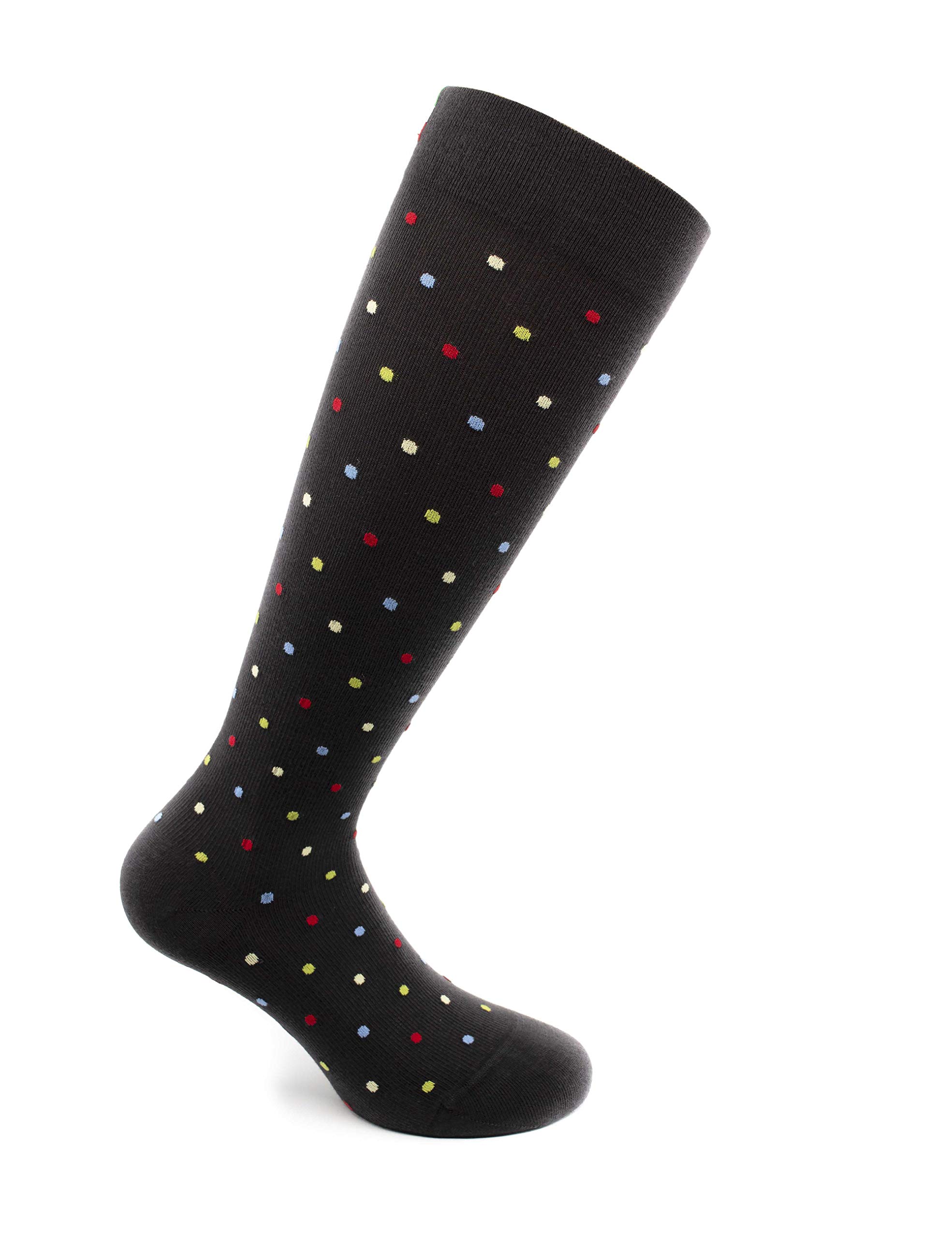 Relaxsan FANCY 810 (Graphite, Sz.XL) Pattern Unisex Cotton Socks graduated compression 15-21 mmHg