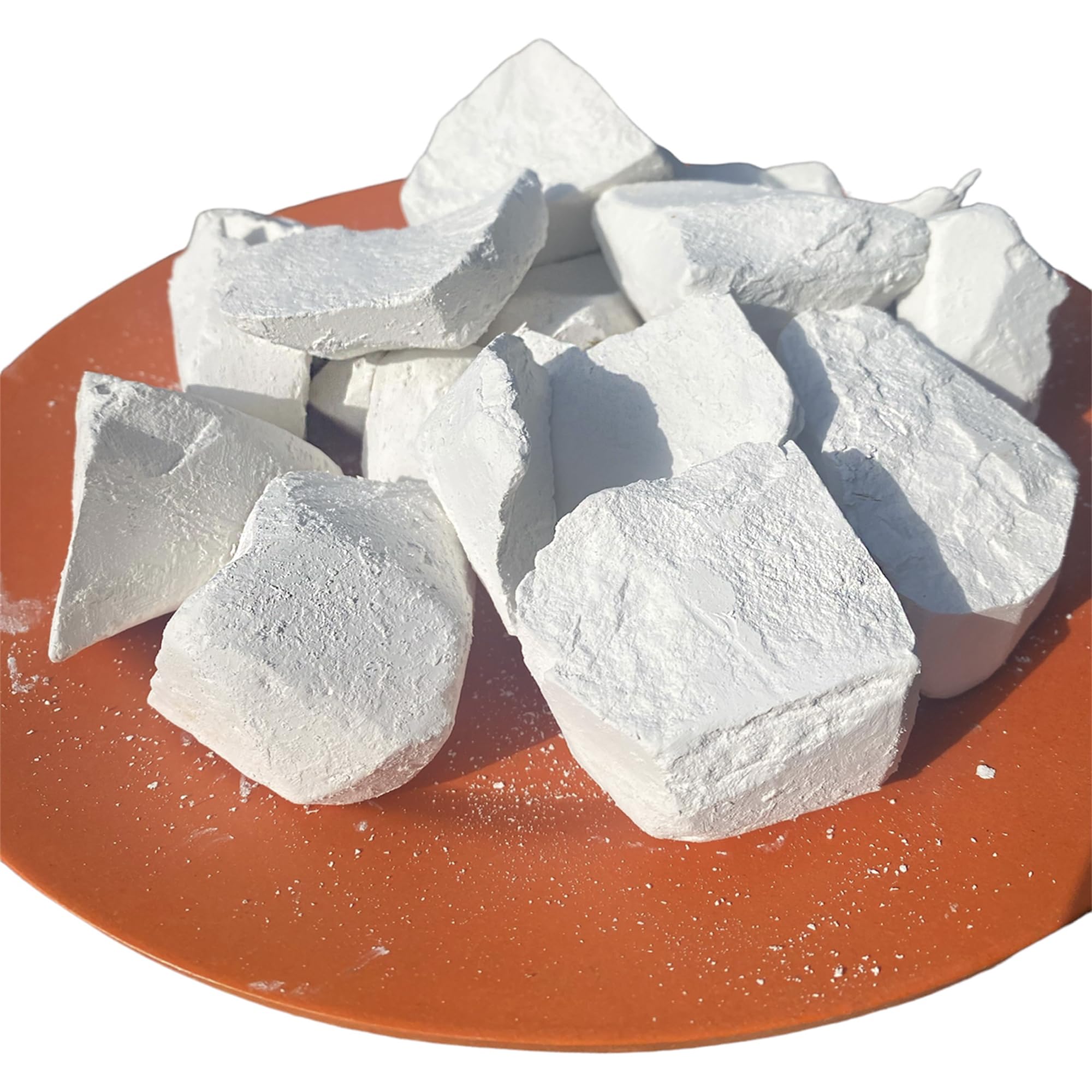 Classic Natural Edible Chalk Organic Crunchy White Chalk Chunks for Eating, Pica Cravings, and ASMR Pure Ukrainian 4oz (115g)