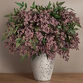 VICAMB 4Pcs 34in Purple Nandina Berry Stems for Vase, Full & Dense Branches | Dense Realistic Berry Branches, Foam Berries & 