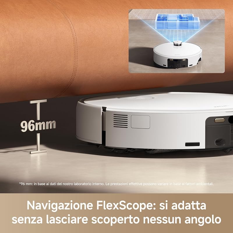 Z60 Ultra Roller Sa Robot Aspirapolvere, Bianco