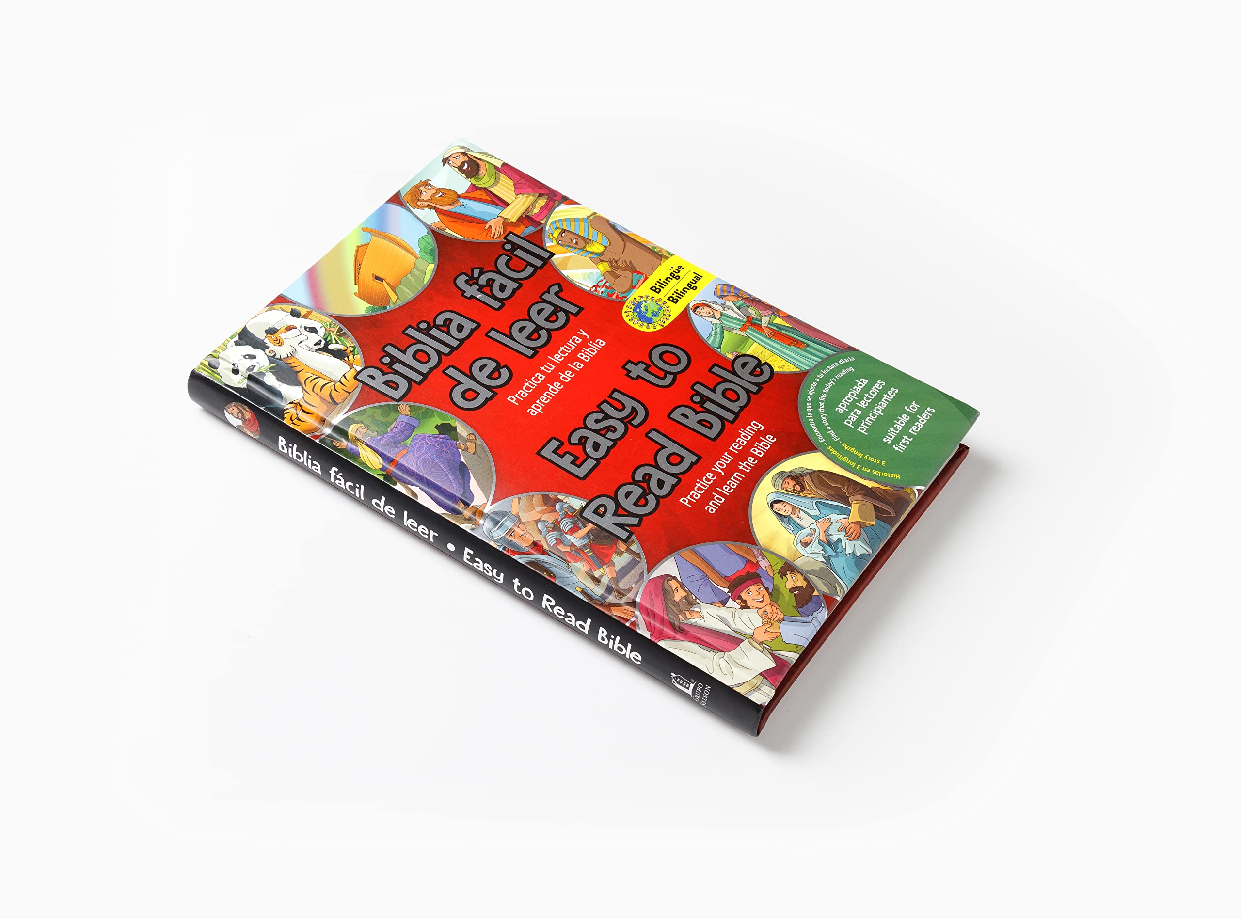 Easy to Read Bible (Bilingual) / La Biblia fácil de leer (Bilingüe): Practice your reading and learn the Bible (Spanish Edition)