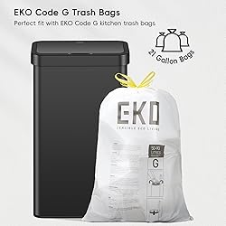 EKO Nova Sensor Trash Can, 21 Gallon/80 Liter