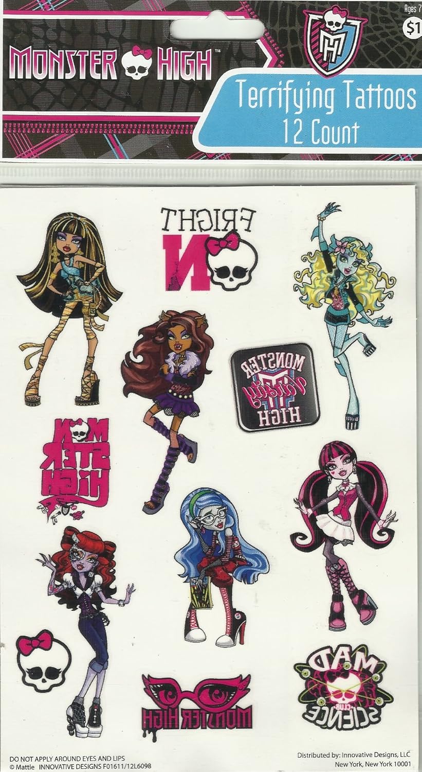 monster high tattoos