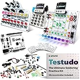 amomii Testudo Soldering Practice Kit, Build 3 Gadgets, Arduino Compatible | Digital Piano, Game Console and Keypad Projects, Microcontroller Included, PDF and Video Tutorials, Teens and Adults
