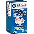 Reliable-1 Laboratories Infants Gas Relief Drops Stomach Relief Gas Drops for Babies, Infants and Toddlers | Simethicone Baby Gas Relief | Safe for Newborns, Dye Free Formula | 1 Fl Oz