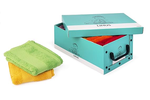 Grande Portabiancheria Celesteazzurrorosabiancogiallo