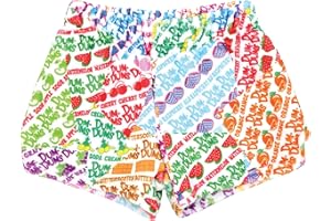 iscream Dum Dums Print Big Girls Silky Soft Plush Fleece Shorts Collection