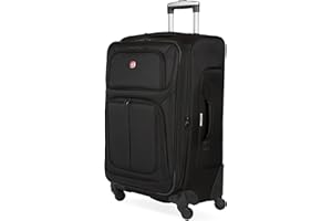 SwissGear Unisex Sion Softside Expandable Luggage with Spinner Wheels Luggage- Carry-On Luggage