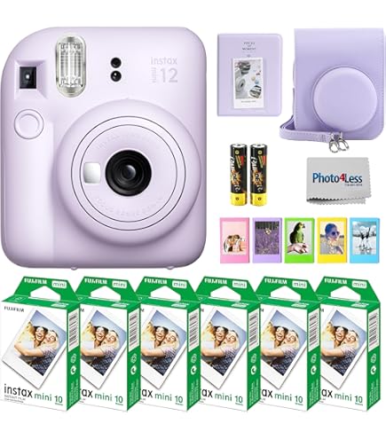 Amazon.com : FUJIFILM INSTAX MINI 12 Instant Film Camera (Lilac