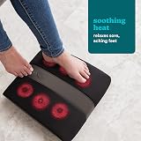Homedics Shiatsu Deluxe Foot Massager with Heat 28 Nodes Toe Touch Controls view 4