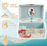 Disney Stitch Jewellery Box Musical Wind Up Spinning Keepsake Box Multi Ariel view 4