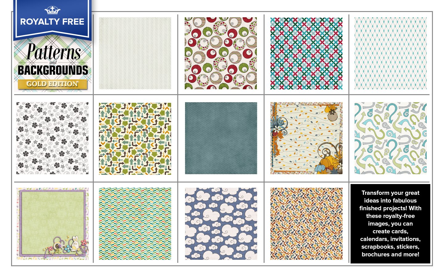 image for Encore Royalty Free Premium Patterns and Backgrounds Image Collection 
