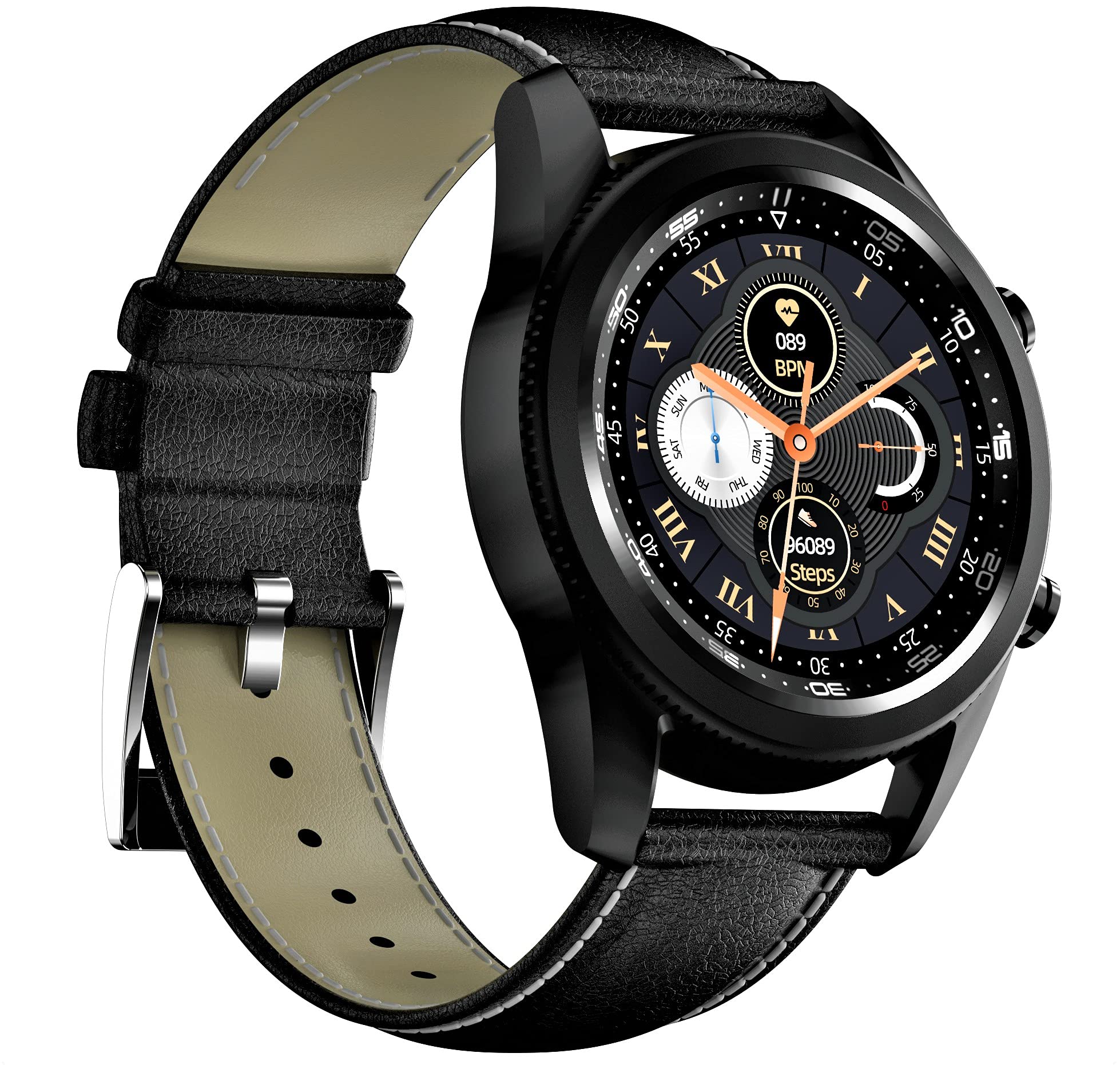 N3 ZELEK Pulse Oximeter Smart Watch Blood Pressure Monitor Fitness Tracker Smart Band LARGE BATTERY Waterproof 50m Full Touch Screen Heart Rate Monitor Activity Tracker Sleep Monitor Women Smartwatch