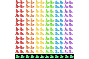 GPWXUPDATE Luminous Mini Resin Caterpillar Miniature Figurines Glow in The Dark Mini Resin Charms Miniature Garden Accessories Micro Landscape Ornaments (Lizard Miniature 60 pcs)