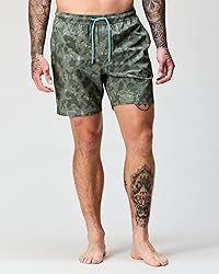 Huckberry Wellen Performance Lined Swim Trunks