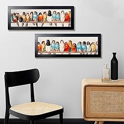 Giverny Black Wood Panoramic Frame, 12x24, Simple