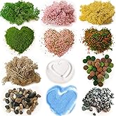 Scenery Basing Material Kit, 12 Bags, Basing Material Kit, Diorama Supplies, Decorative Sand, Stone, Grass, Moss Stick, River