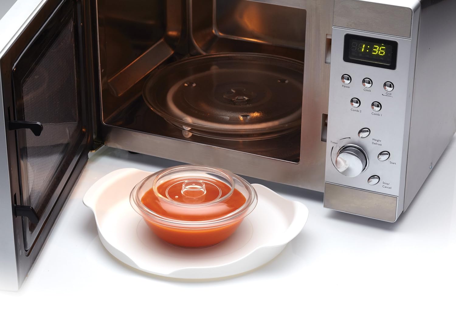 23cm Microwave Carrying Tray