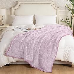 EMME Fuzzy Fleece Warm Throw Blanket 50"x60" Ultra