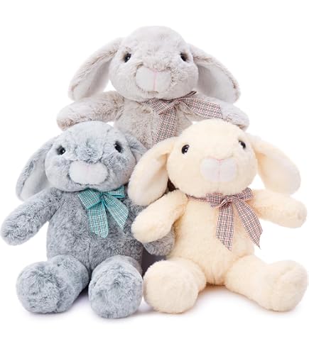Lighted Easter Plush Bunny,LED Rabbit Gifts For Kids,Farmhouse Spring...