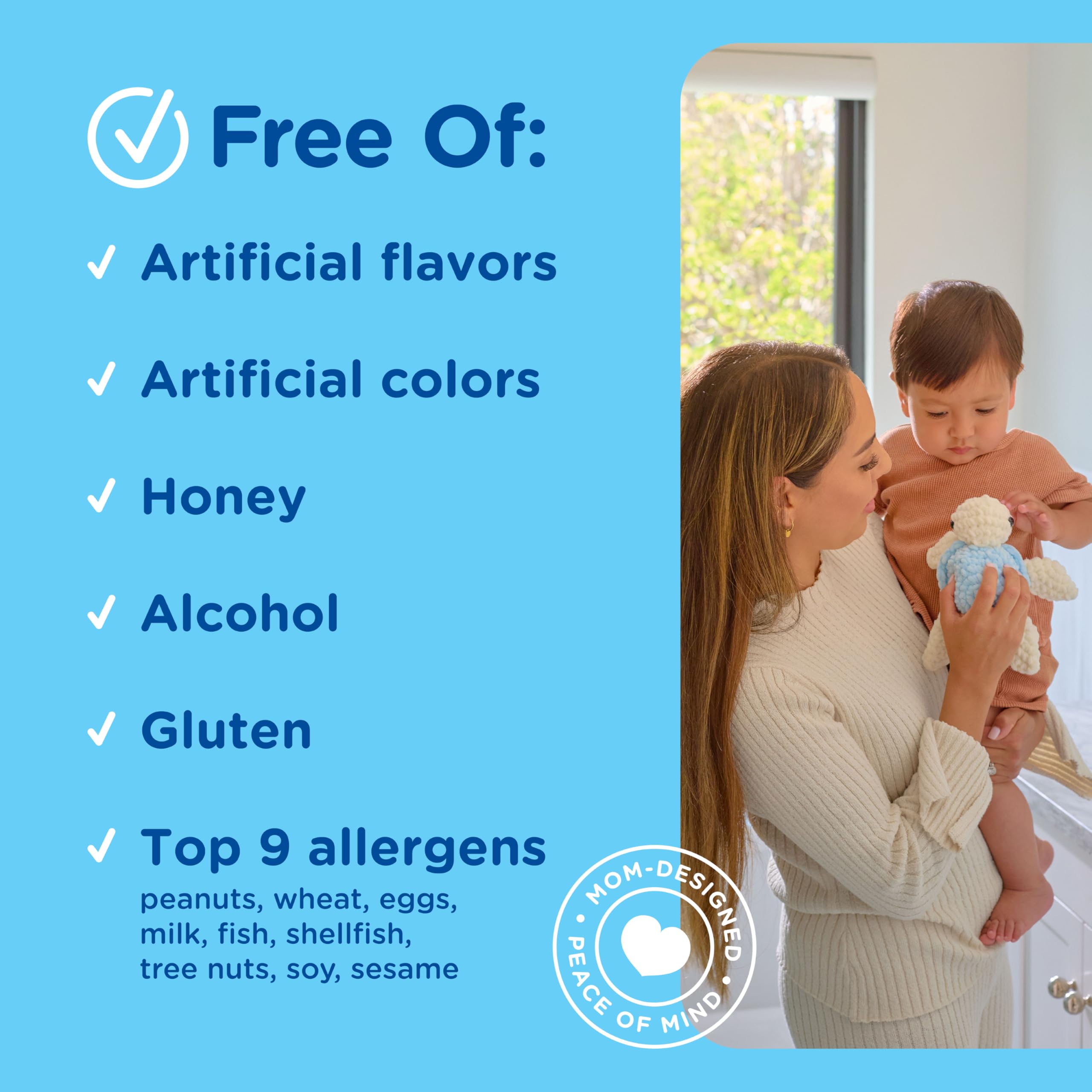 Mommy's Bliss Organic Baby Cough Syrup and Mucus + Immunity Support, Contains Organic Agave and Ivy Leaf, Made for Babies 4 month+, 1.67 Fluid Ounces