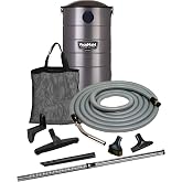 VacuMaid GV30PRO Wall Mounted Garage and Car Shop Vacuum Cleaner with 30 ft. Hose, Tools, and 7 Gallon Bag