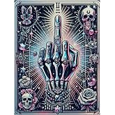 Skull Diamond Art Kits for Adults, Cool Diamond Painting Kits 12x16 Inch | Diamond Painting Kits for Adults Beginners, Gem Art, 5D Full Drill, DIY Arts and Crafts for Gift Home or Decor