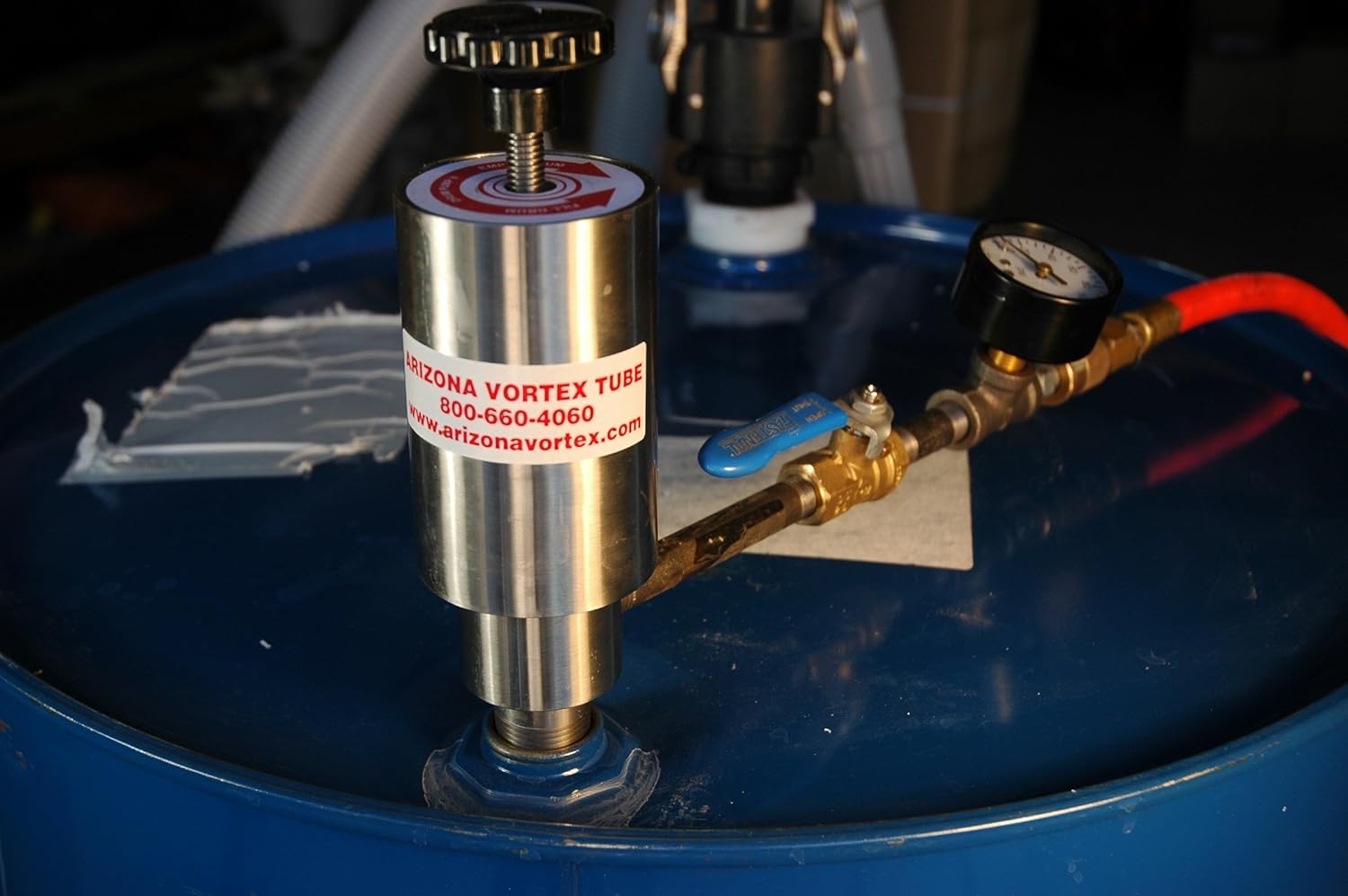 Deluxe Compressed Air Operated Reversible Drum Vacuum Industrial & Scientific