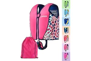Limmys Premium Toddler Swim Vest - Toddler floaties, and Buoyancy Swimming Aid - Modern Design Swimming Vest for Boys, Girls and Babies - Drawstring Bag Included
