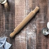 Besto Wooden Rolling Pin 40x4 cm Beech Wood Pro Dough Roller view 6