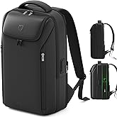 Expandable Travel Backpack, Business Laptop Backpack,Commute Backpack with USB Charging Port fit 15.6 Inch Laptop