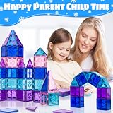 Xekel Magnetic Tiles 40 PCS 3D STEM Travel Set Frozen Toys 3+ Years view 7