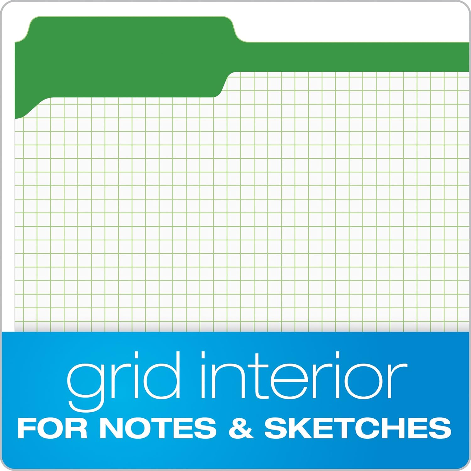 Pendaflex Color File Folders with Interior Grid, Letter Size, Assorted Colors, 1/3 Cut, 100/BX (R152 1/3 ASST) : Colored File Folders : Office Products