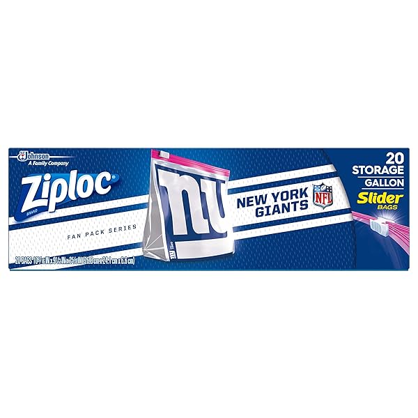 ZIPLOC SLIDER STORAGE GALLON BAG, GREAT FOR GRAB-AND-GO...