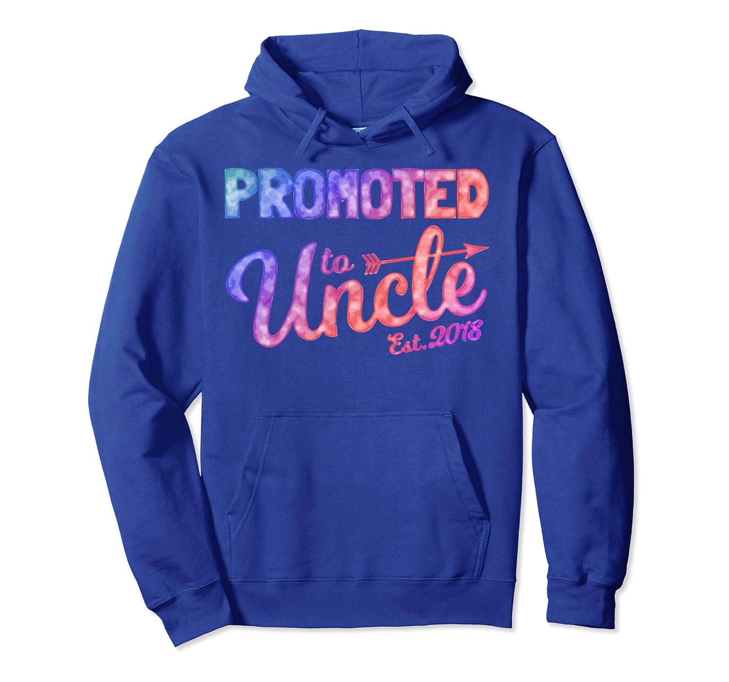 Promoted To Uncle Est. 2018 Hoodie Baby Announcement Gift-anz