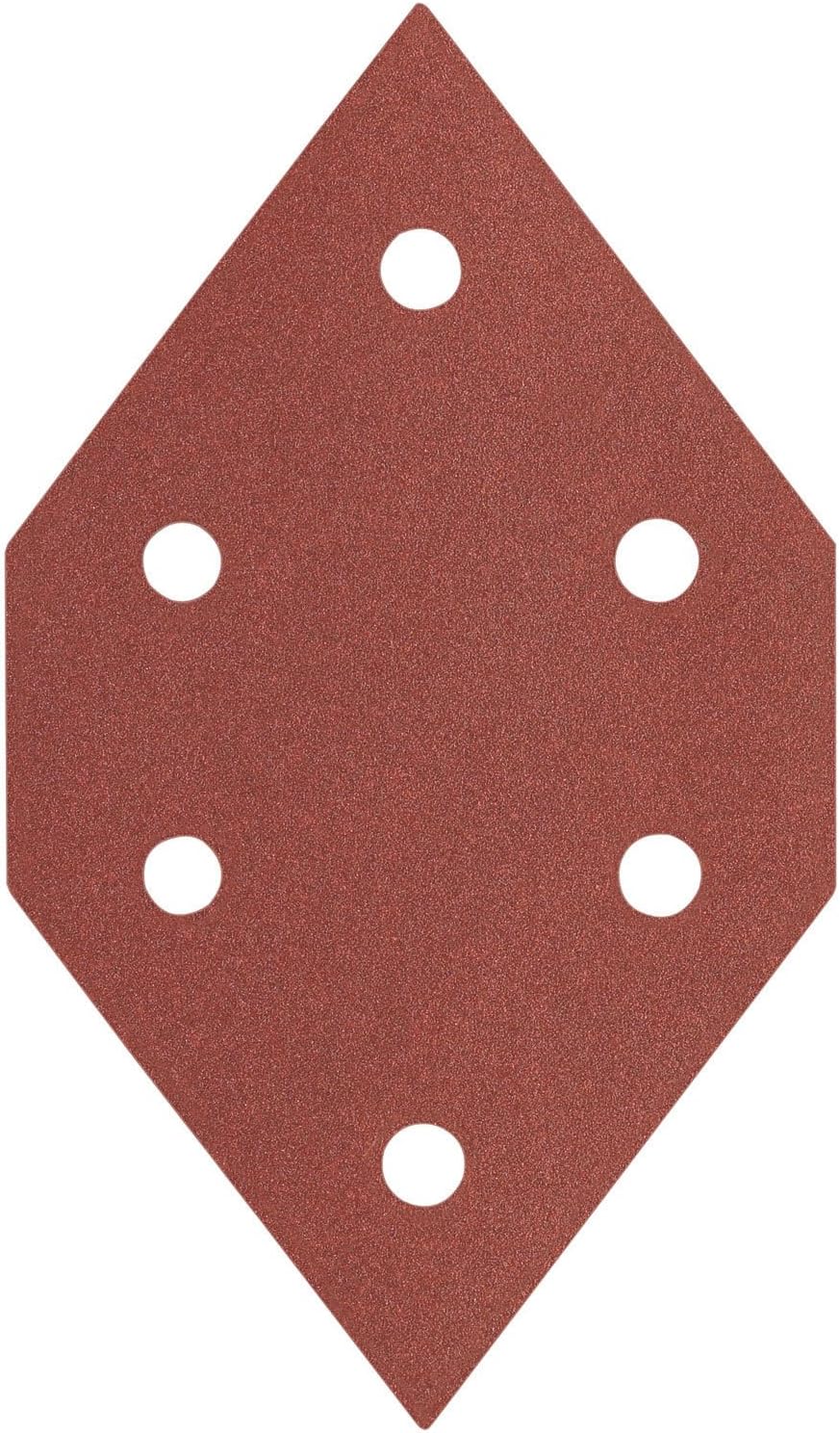 PORTER-CABLE 767601505 150 Grit Diamond-Shaped Hook & Loop Profile Sanding Sheets (5-Pack)