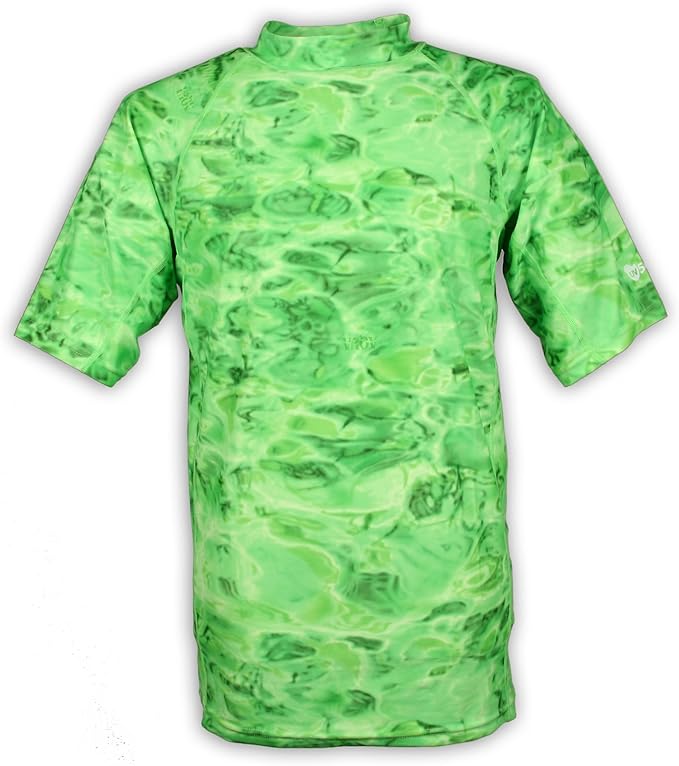 Aqua Design Mens Loose Fit Rash Guard UPF 50+ Surf Swim Rashie Shirt M