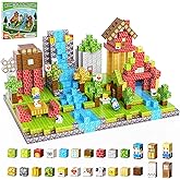 Fitrobust 200PCS Magnetic Building Blocks Set, Magnetic Tiles Kids Build Cubes STEM Game Toys, Build Forest World Set, Christmas Birthday Gifts for Boys & Girls Age 3 4 5 6 7 8 9 10, 0.8 in Size