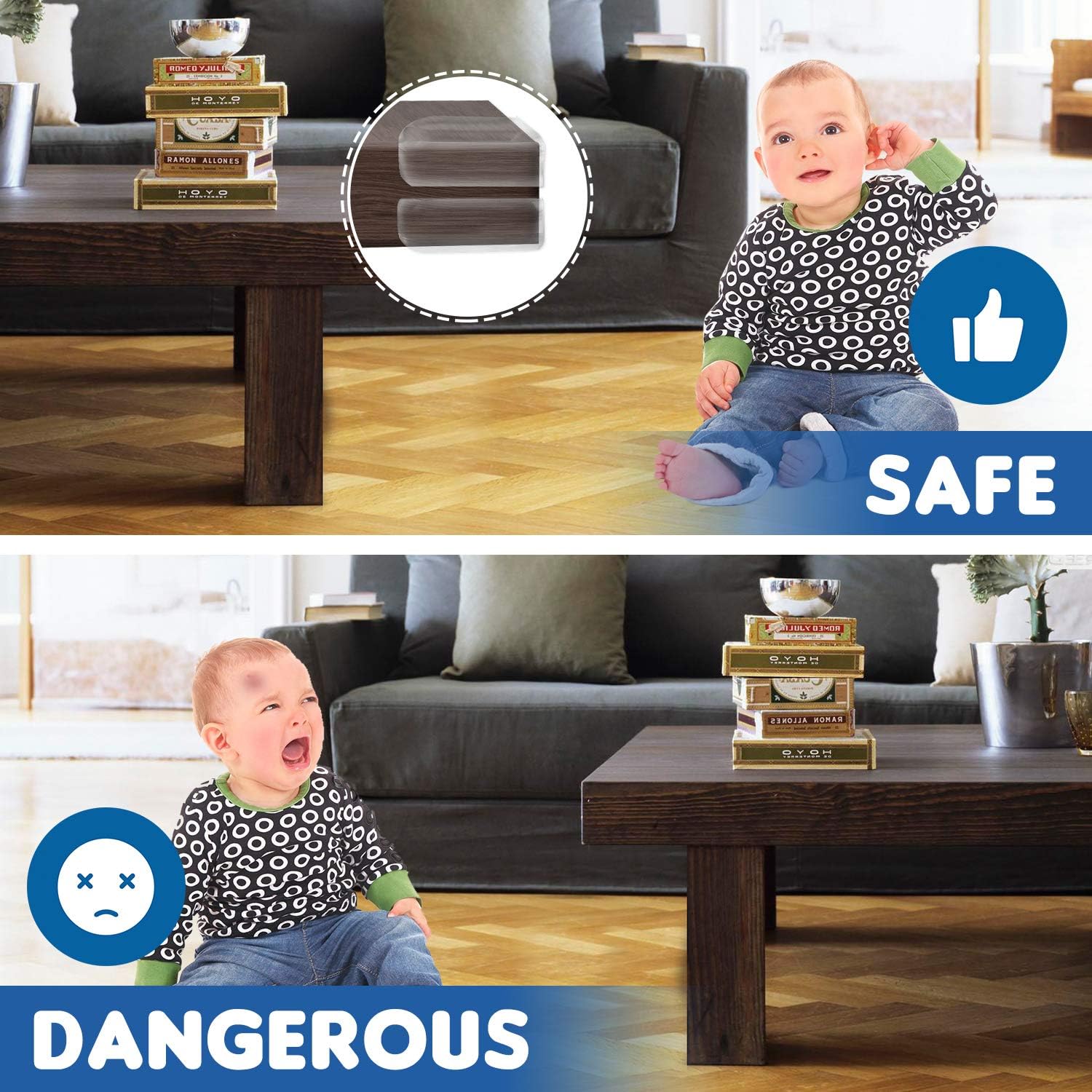 Baby Proofing Corner Guards Prevent Child Head Injuries Desk And