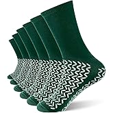 Taiyin Double Sided Tread Non Slip Socks Safety Soft Socks Slip Stopping Safety Fall Prevention for Women Men Bariatric