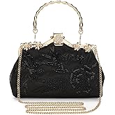 UBORSE 1920s Vintage Clutch Purse Beaded Evening Bag for Women Formal Bridal Sequin Handbag Clutch for Wedding/Prom/Cocktail | 1920s, Vintage, Beaded, Formal, Bridal, Sequin
