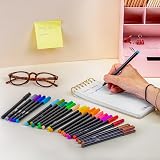 BIC Intensity Felt Tip Pens 24 Pack Vibrant Colouring Pens for Schools view 3