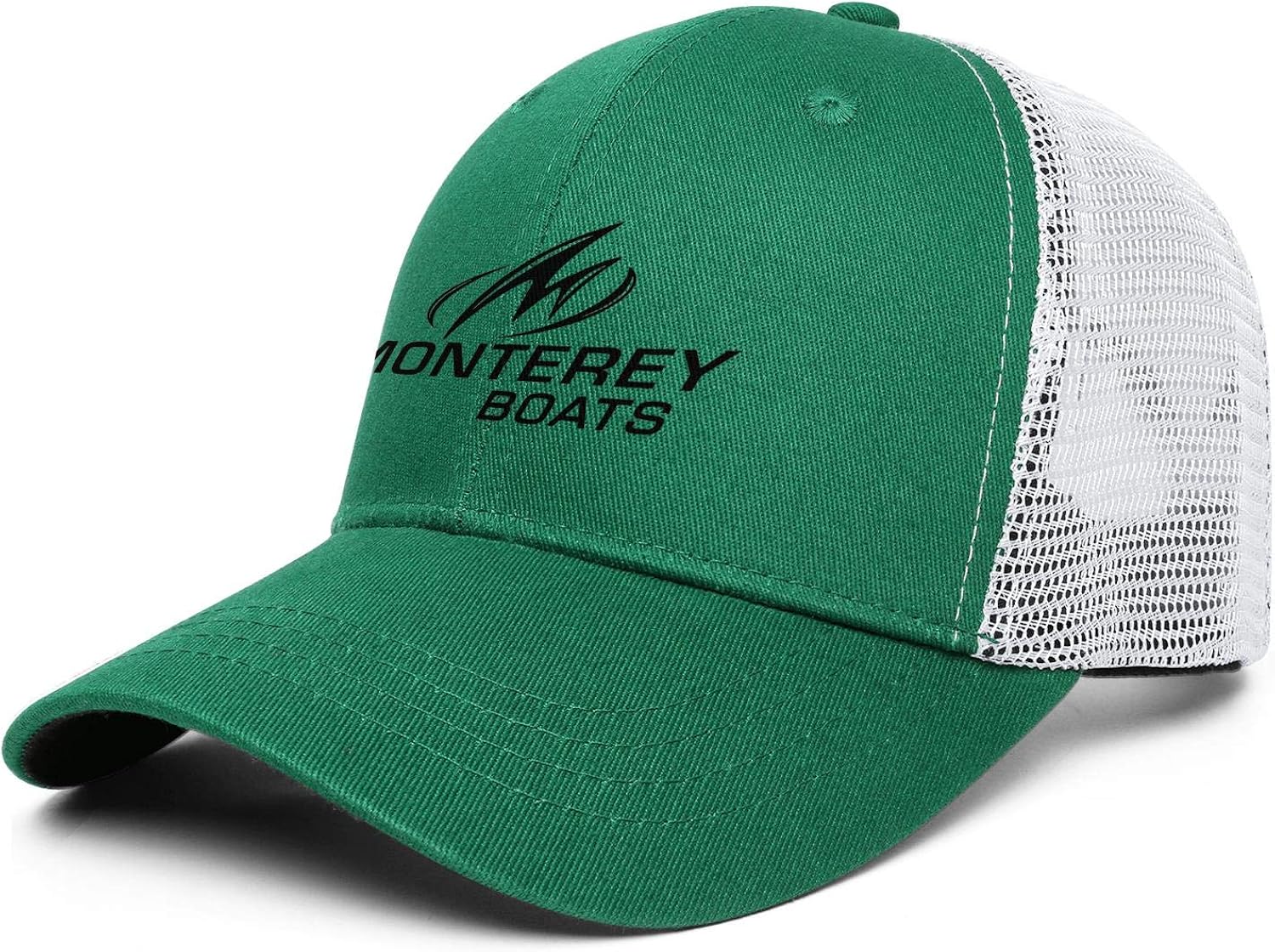 Men's Womens MontereyBoatsLogoBlack Cap Original Classic Fashion