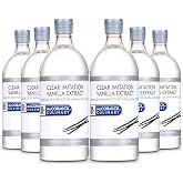 McCormick Culinary Clear Imitation Vanilla Extract, 32 fl oz (Pack of 6) - Six 32 Fluid Ounce Bottles of Clear Vanilla Flavoring for Baking, Perfect in Baked Goods, Frostings, Custards and Desserts