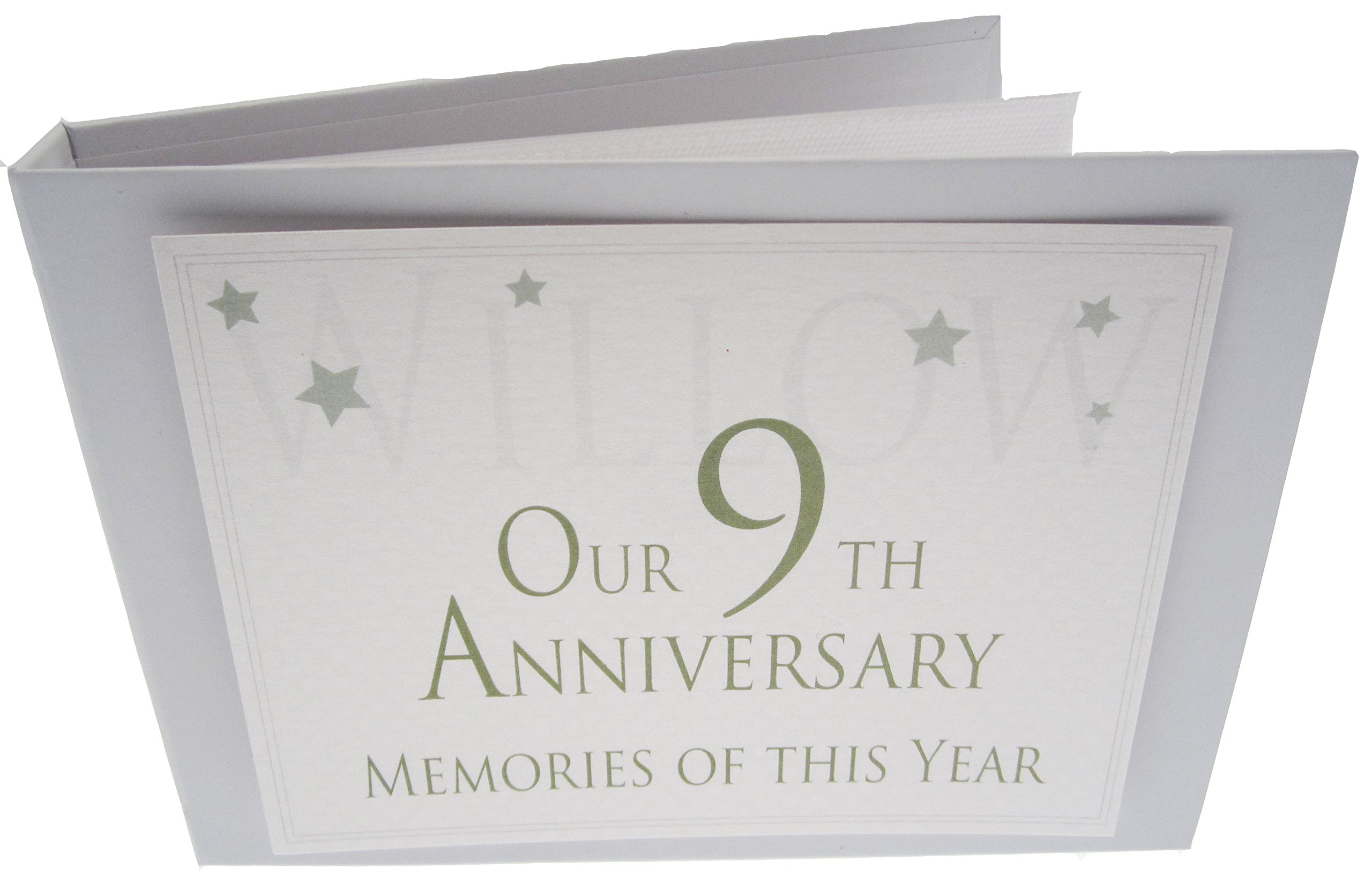 white cotton cards Range, Willow On Our 9th Anniversary Memories of This Year, Tiny Value Album, (Code TVAW9)